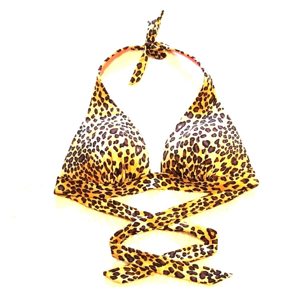 Leopard Bikini top